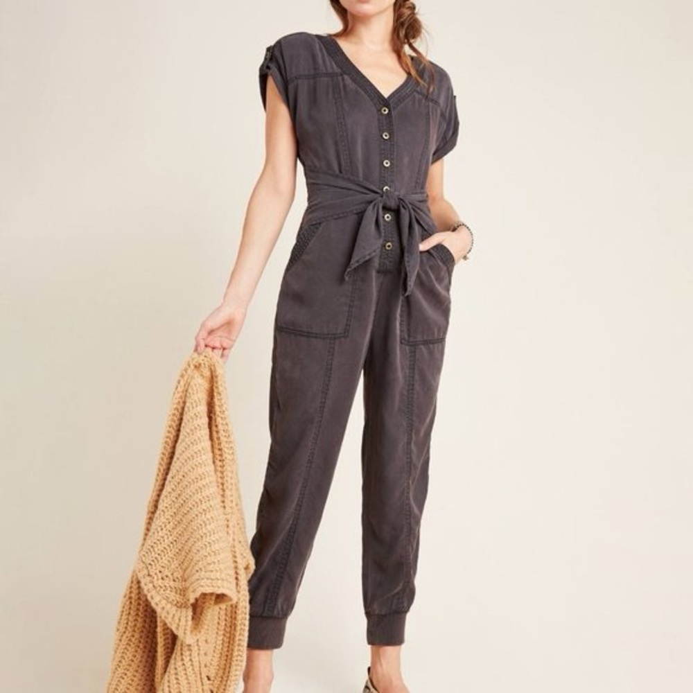 Anthropologie Huxley Utility Jogger Jumpsuit - Picture 5 of 8